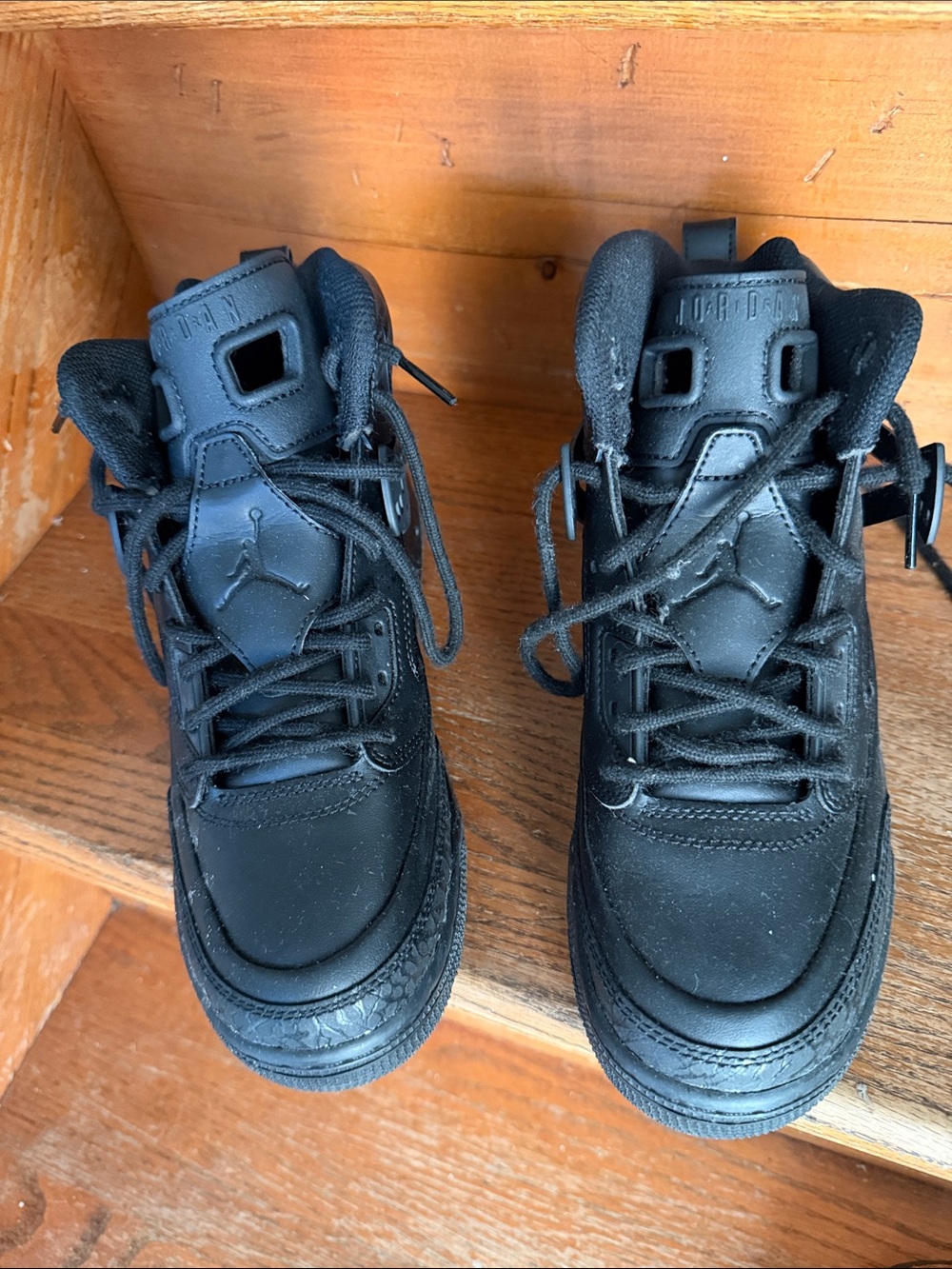 Jordan Kids' Black High-Top Sneakers